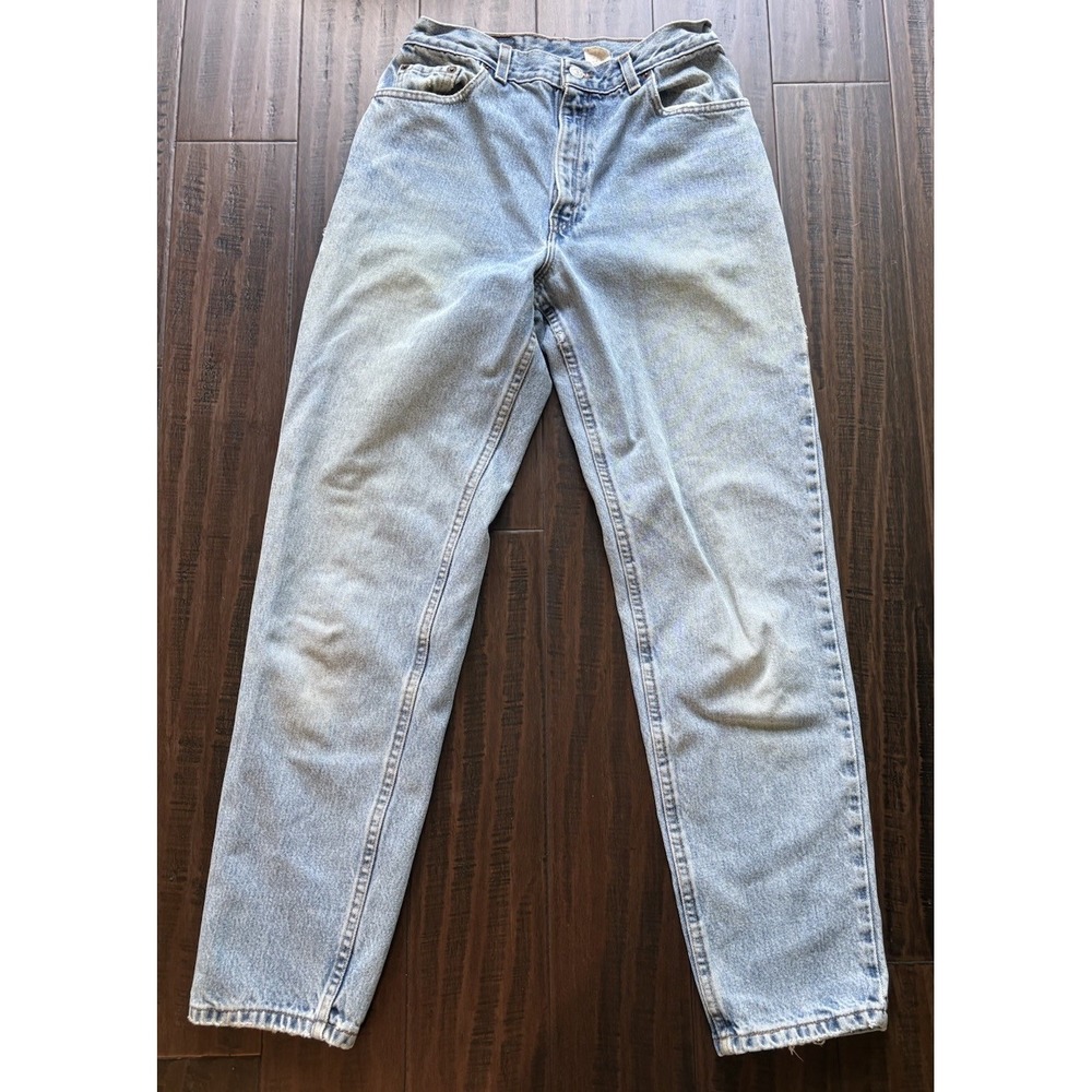Vintage Levis 550 Jeans Womens 10 Light Wash High Rise Relaxed Tapered USA READ